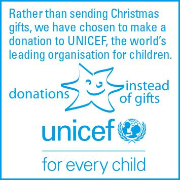 Lm-therm supports “Donations instead of gifts” from UNICEF