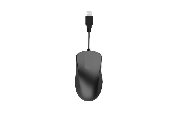 Front_FK-120B10-02 Wasserdichte Maus mit Scroll-Funktion